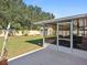 Spacious backyard with shed and screened porch at 3189 Winchester Estates Loop, Lakeland, FL 33810