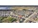Aerial view of house and surrounding neighborhood at 8710 Hinsdale Heights Dr, Polk City, FL 33868