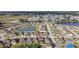 Aerial view of house and surrounding neighborhood at 8710 Hinsdale Heights Dr, Polk City, FL 33868