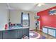 Fun bedroom with a superhero theme and a captain america rug at 8710 Hinsdale Heights Dr, Polk City, FL 33868