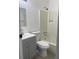 Updated bathroom with gray vanity at 1227 Waterview W Blvd, Lakeland, FL 33801