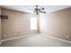 Spacious bedroom with carpeted floor and ceiling fan at 2753 Joseph Cir, Oviedo, FL 32765