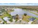 Aerial view of house and surrounding area at 10555 Leader Ln, Orlando, FL 32825