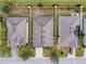 Aerial view of three houses in a row at 2130 Sequoia Way, Davenport, FL 33896