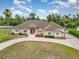 House with solar panels and lush landscaping at 2715 Sw 177Th Place Rd, Ocala, FL 34473