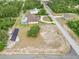 Aerial view of house, solar panels, and surrounding area at 2715 Sw 177Th Place Rd, Ocala, FL 34473