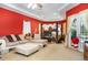 Large main bedroom with sitting area and access to the pool area at 2715 Sw 177Th Place Rd, Ocala, FL 34473