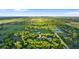 Wide aerial view of property, showcasing its location and surrounding landscape at 1528 Walker Rd, Lakeland, FL 33810