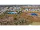 Aerial view of community pool and surrounding area at 3219 Bayou Bay Dr, Lakeland, FL 33811