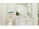 Clean bathroom with white vanity and modern fixtures at 4826 Yellow Elder Way, Kissimmee, FL 34758