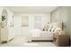 Serene bedroom with a neutral color palette and minimal decor at 4826 Yellow Elder Way, Kissimmee, FL 34758