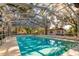 Inviting screened pool with plenty of sunlight at 6104 Irby W Ln, Lakeland, FL 33811