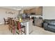 Kitchen with granite countertop and stainless steel appliances at 1734 Hill Top Dr, Dundee, FL 33838