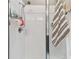 Clean shower with tiled walls and glass enclosure at 1734 Hill Top Dr, Dundee, FL 33838