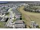 Aerial view of community showing house and surrounding landscape at 30364 Armenia Rd, Leesburg, FL 34748