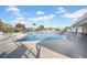 Inviting community pool with ample deck space for sunbathing at 260 Winter Ridge Blvd # 38, Winter Haven, FL 33881