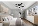 Main bedroom with hardwood floors and ensuite bathroom at 156 Whitman Rd, Winter Haven, FL 33884