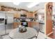 Modern kitchen with stainless steel appliances and granite countertops at 3782 Hampton Hills Dr, Lakeland, FL 33810