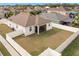 Aerial view showcasing house and backyard at 1066 Krenson Woods Rd, Lakeland, FL 33813