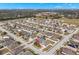 Aerial view of a single-Gathering home in a residential neighborhood at 1066 Krenson Woods Rd, Lakeland, FL 33813