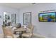 Bright dining area with round table and chairs at 1924 Rosewood Cir, Lakeland, FL 33810