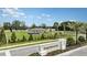 Ironwood community entrance with landscaping and signage at 1944 Rosewood Cir, Lakeland, FL 33810