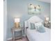 Light and airy bedroom with a white bed and soft color palette at 2018 Babbling Brook Blvd, Auburndale, FL 33823