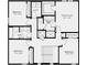 Second floor plan shows primary suite, three bedrooms, and laundry room at 2202 Babbling Brook Blvd, Auburndale, FL 33823