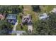 Aerial view of house and surrounding neighborhood at 958 Lake Deeson Pt, Lakeland, FL 33805