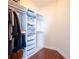 Large walk-in closet with ample shelving and hanging space at 241 Riverside Dr # 1203, Daytona Beach, FL 32117