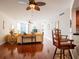 Bright living room with hardwood floors and ample natural light at 241 Riverside Dr # 1203, Daytona Beach, FL 32117