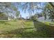 Private backyard with grassy area and privacy fence at 2003 Rocky Pointe Dr, Lakeland, FL 33813