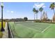 Community tennis court with lake view at 2003 Rocky Pointe Dr, Lakeland, FL 33813