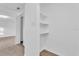 Shelving in closet at 803 E Valencia St, Lakeland, FL 33805