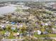 Wide aerial view of the surrounding neighborhood at 803 E Valencia St, Lakeland, FL 33805
