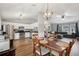 Modern kitchen with white cabinets and stainless steel appliances at 209 W Highland St, Lakeland, FL 33803