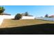 Large backyard with a white vinyl fence at 430 Stillwater Ln, Haines City, FL 33844