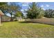 Expansive fenced backyard offers plenty of space for outdoor activities at 683 Anderson Dr, Deltona, FL 32725