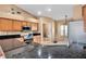 Kitchen boasts granite countertops and stainless steel appliances at 1371 Laurel Glen Dr, Bartow, FL 33830