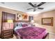 Large bedroom with king-size bed and ceiling fan at 1371 Laurel Glen Dr, Bartow, FL 33830