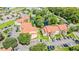 Aerial view of apartment buildings, parking, and surrounding landscape at 3036 Parkway Blvd # 206, Kissimmee, FL 34747