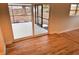 Dining area with sliding doors to a screened patio and backyard at 605 Aldama Ct, Ocoee, FL 34761