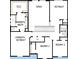 Second floor plan with owner's retreat, two bedrooms, and two bathrooms at 16959 Cedar Valley Cir, Clermont, FL 34711
