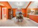 Bright dining room with view of kitchen and bathroom at 3096 Lansing Way, The Villages, FL 32162