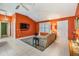 Living room with tile floors and plenty of natural light at 3096 Lansing Way, The Villages, FL 32162