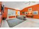 Living room with tile floors and a view of the window at 3096 Lansing Way, The Villages, FL 32162