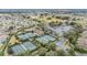 Community tennis courts with ample parking at 3096 Lansing Way, The Villages, FL 32162