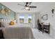 Bright bedroom with a king-size bed and views at 3004 Granada Ct # 3004, Lake Wales, FL 33898