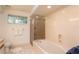 Relaxing bathroom with soaking tub, shower, and updated fixtures at 10984 Sw 81St Ave, Ocala, FL 34481