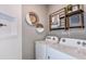 Laundry room with washer, dryer, and stylish wall decor at 5879 Sw 87Th Ave, Ocala, FL 34481